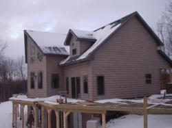 Faux log siding so authentic looking, only your contractor will know for sure